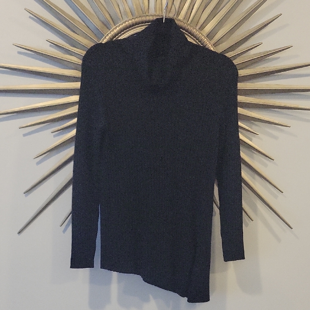 Neiman Marcus Black Turtleneck Sweater